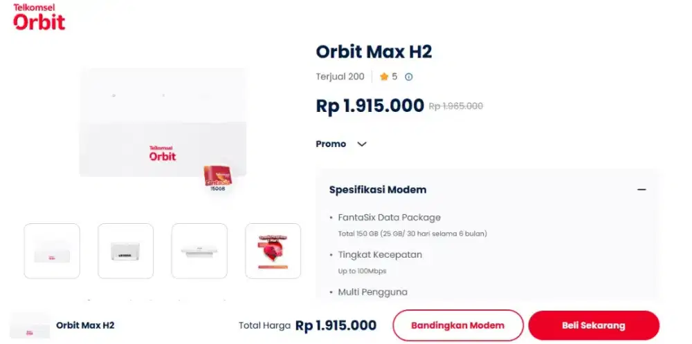 Modem pake sim / bisa jadi router