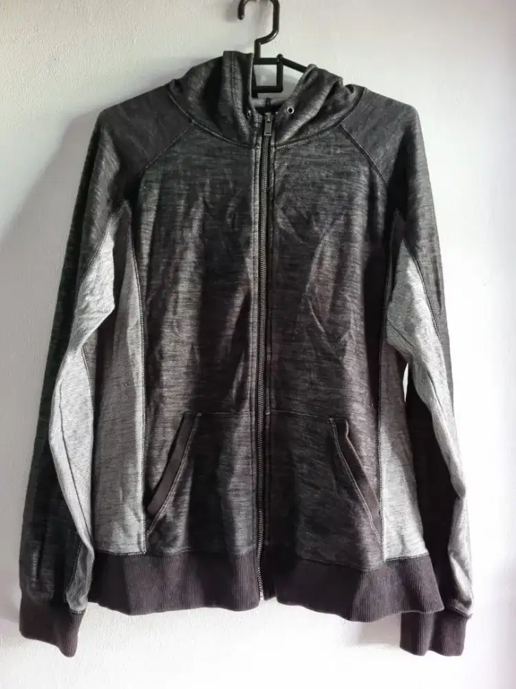 (Unisex) CALVIN KLEIN JEANS Jacket Hoodie Size L Full Zip Long Sleeve