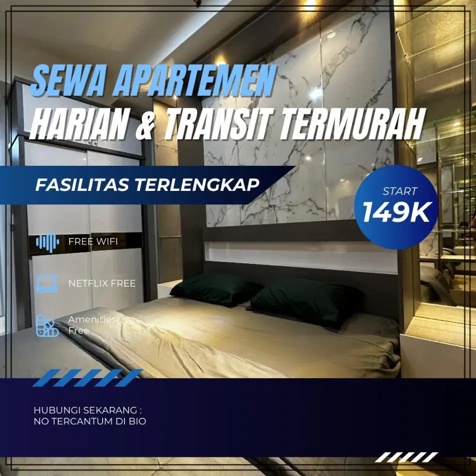 Sewa Apartemen Harian/Transit Termurah Skyhouse BSD City