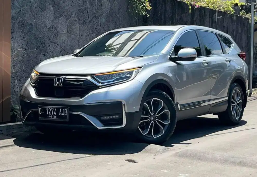 CRV PRESTIGE TURBO SENSING 1.5 AT 2021 KM 68rb RECORD HONDA BANDUNG