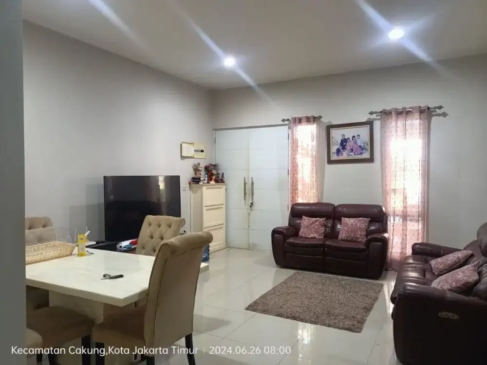 Jual Rumah Cluster Eropa Sedayu City 100m2 3+1 KT