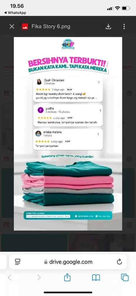 Laundry wangi bersih