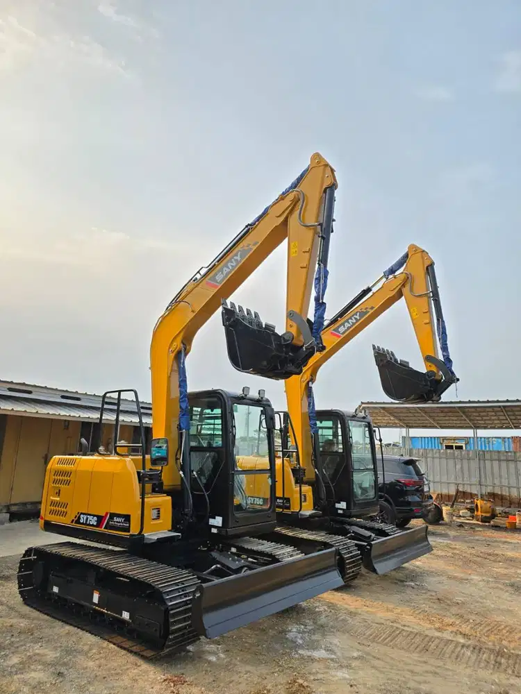 Rental Excavator Sany PC 75 Jabodetabek - All In BBM & Operator