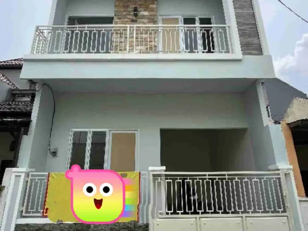Rumah baru 2 lantai siap huni Pondok Wage Indah