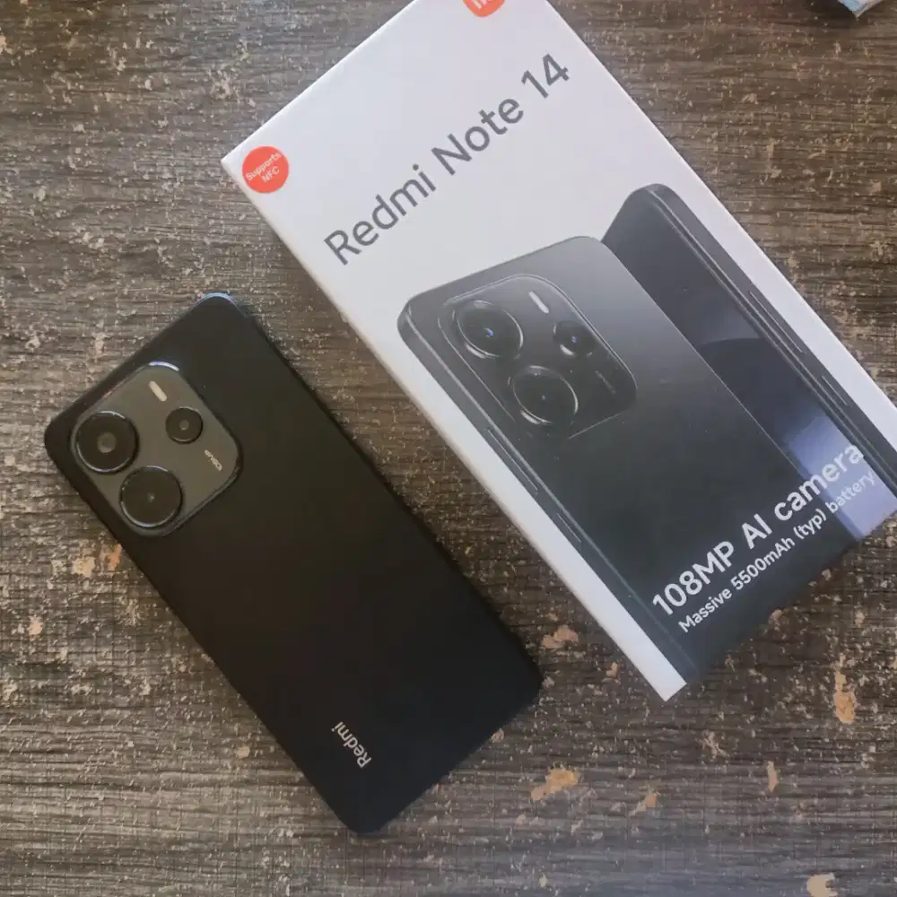 Redmi Note 14 8/256 Lengkap Fullset