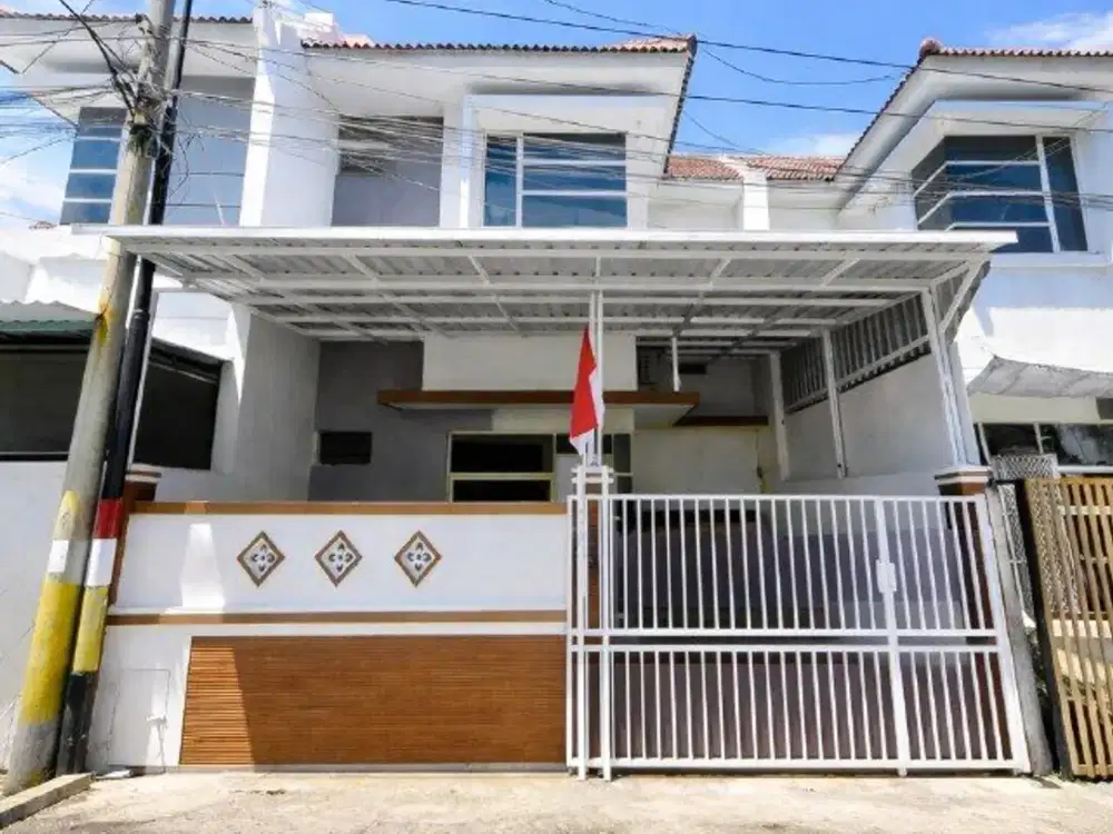 Rumah Lebak Indah  Minimalis • Siap Huni • Row 3 Mobil