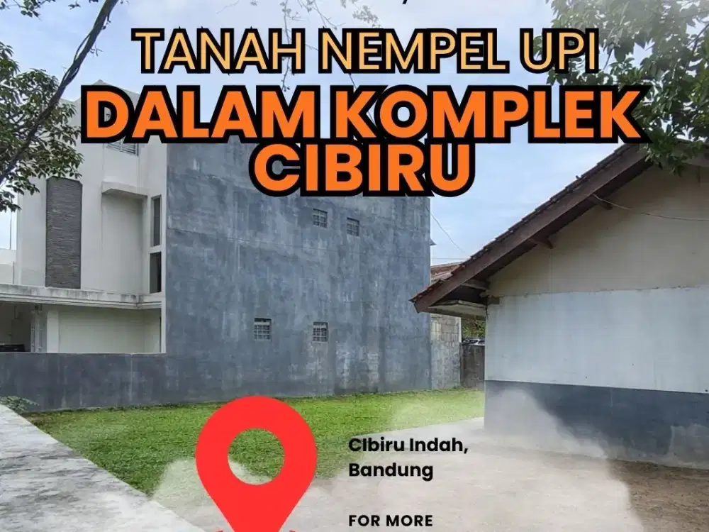 700 Meter Kampus Upi, Dijual Kapling Dalam Komplek Cibiru