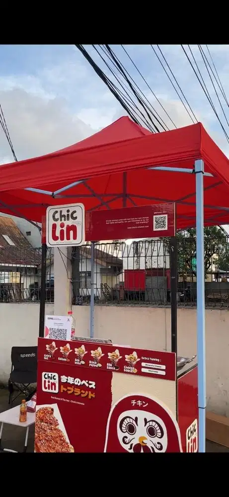 JUAL MURAH GEROBAK CHICLIN BESERTA WAJAN DLL