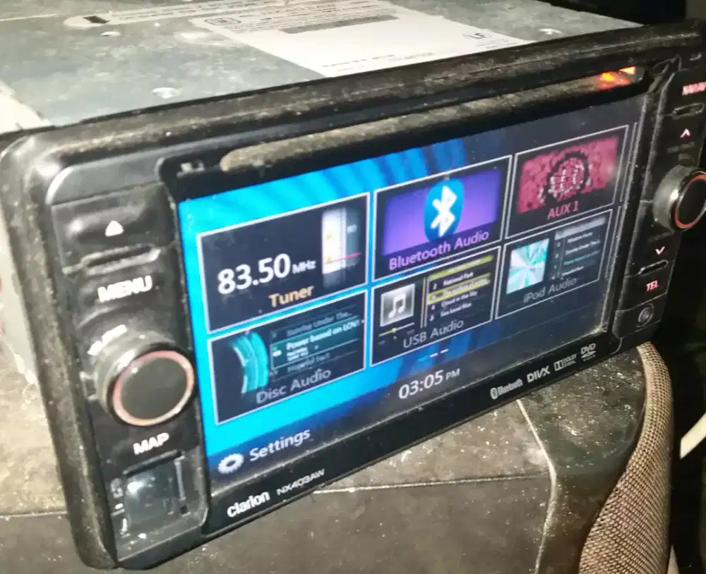 Headunit original pajero sport 2016