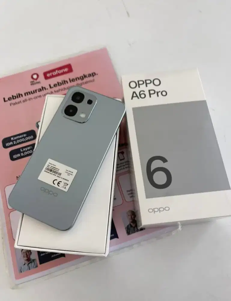 New promo Oppo A6 pro NFC ram 16/128.bs cod, cicilan ringan pakek KTP