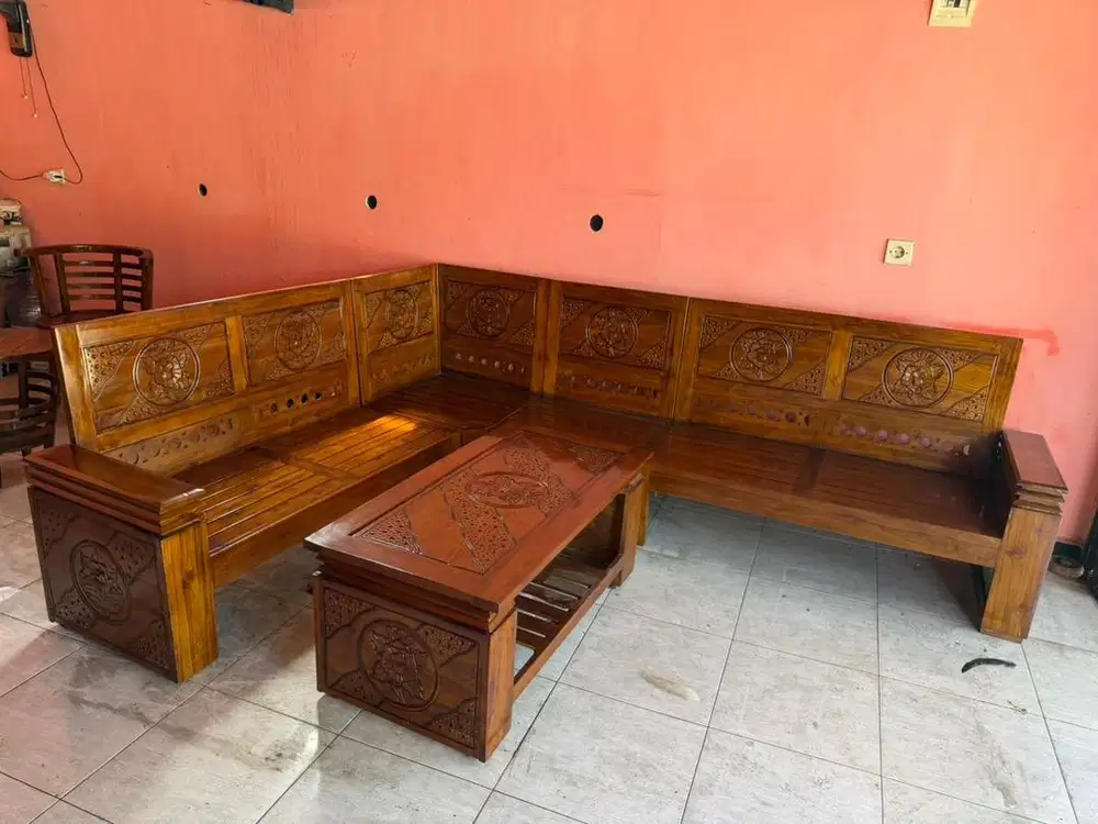 Kursi tamu sudut minimalis