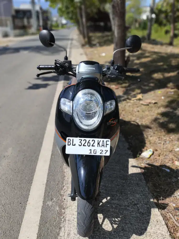 SCOOPY TAHUN 2017 PAJAK & PLAT HIDUP PANJANG