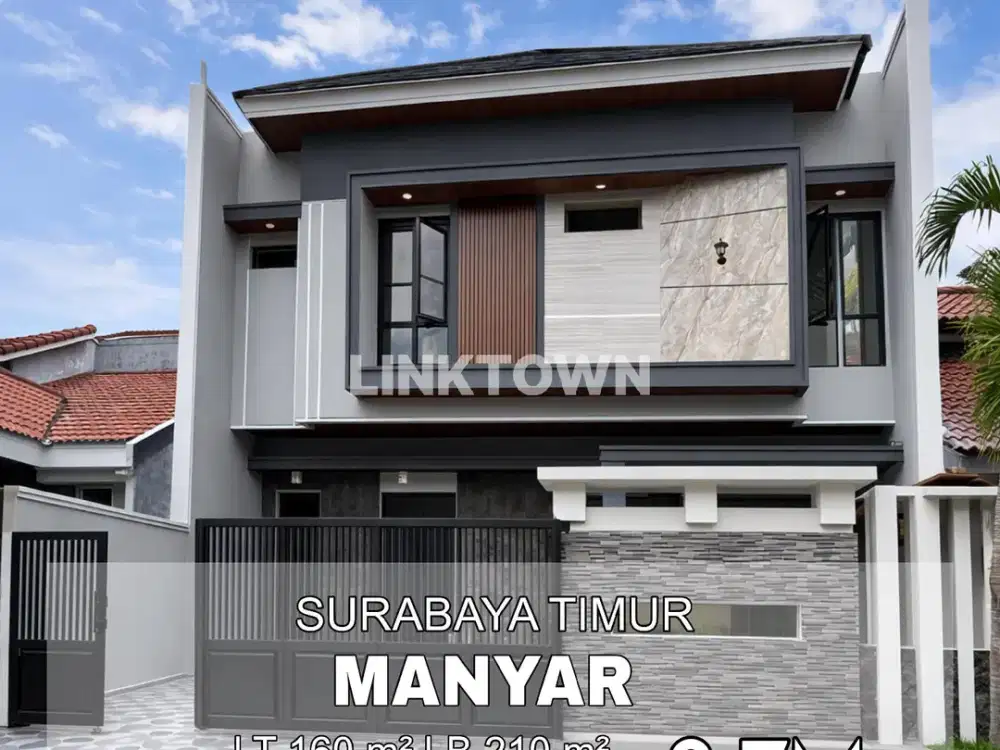Paling Murah Rumah Baru Gres di Manyar Surabaya Timur
