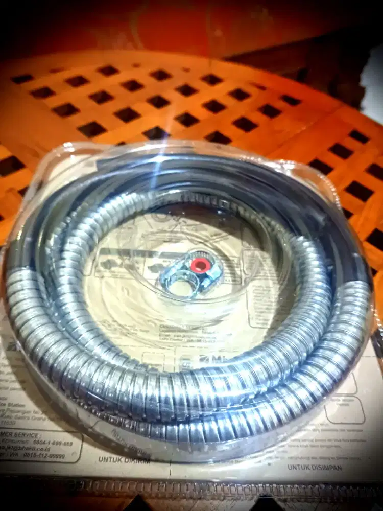 [BARU] Selang Gas Miyako 1.8m Spiral Selubung Metal SLM-18 SNI