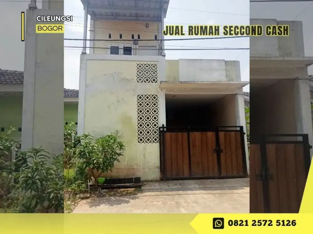 Rumah dijual CASH dkt Tol Burangkeng 535JT di Perum Metland Cileungsi Bogor
