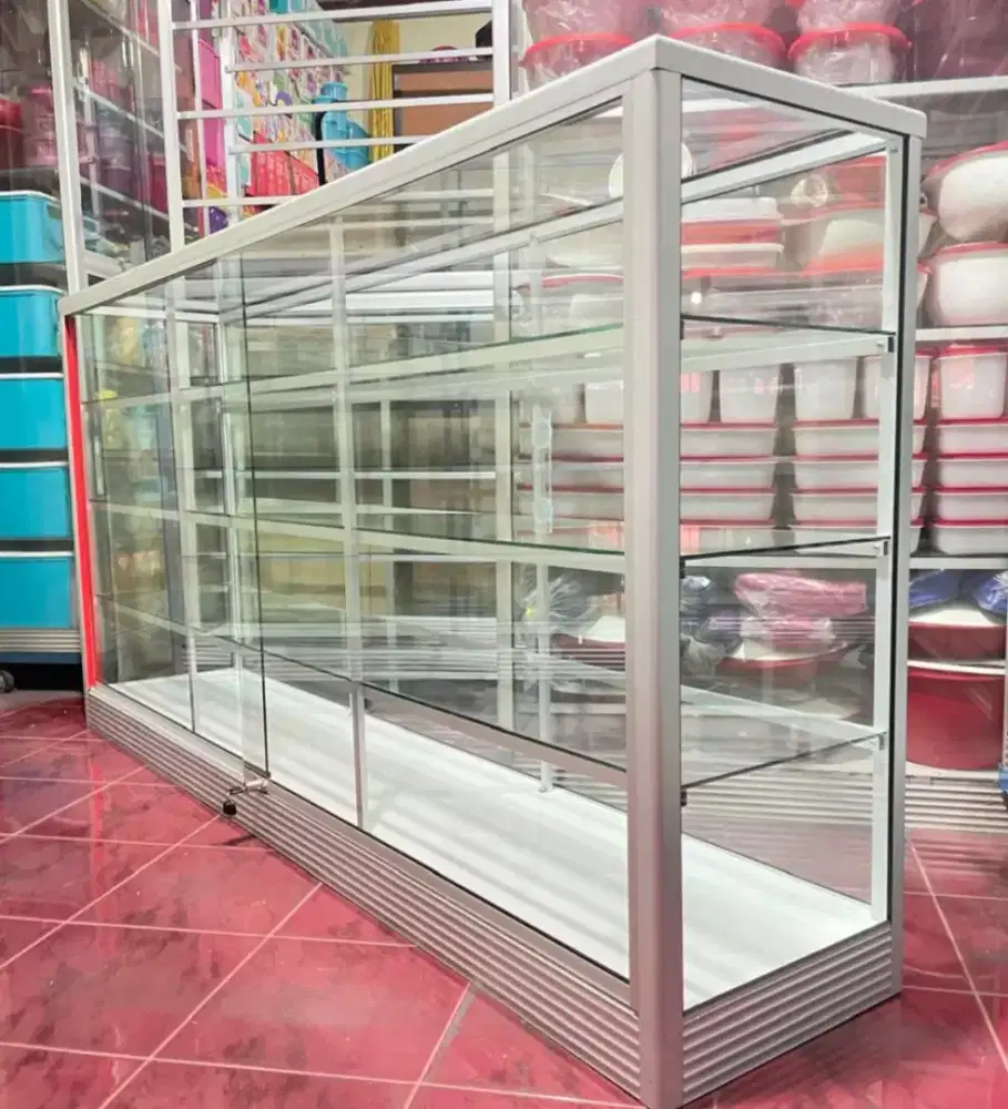 Di jual Etalase 2M Siap Kirim || Kaca full 5mm