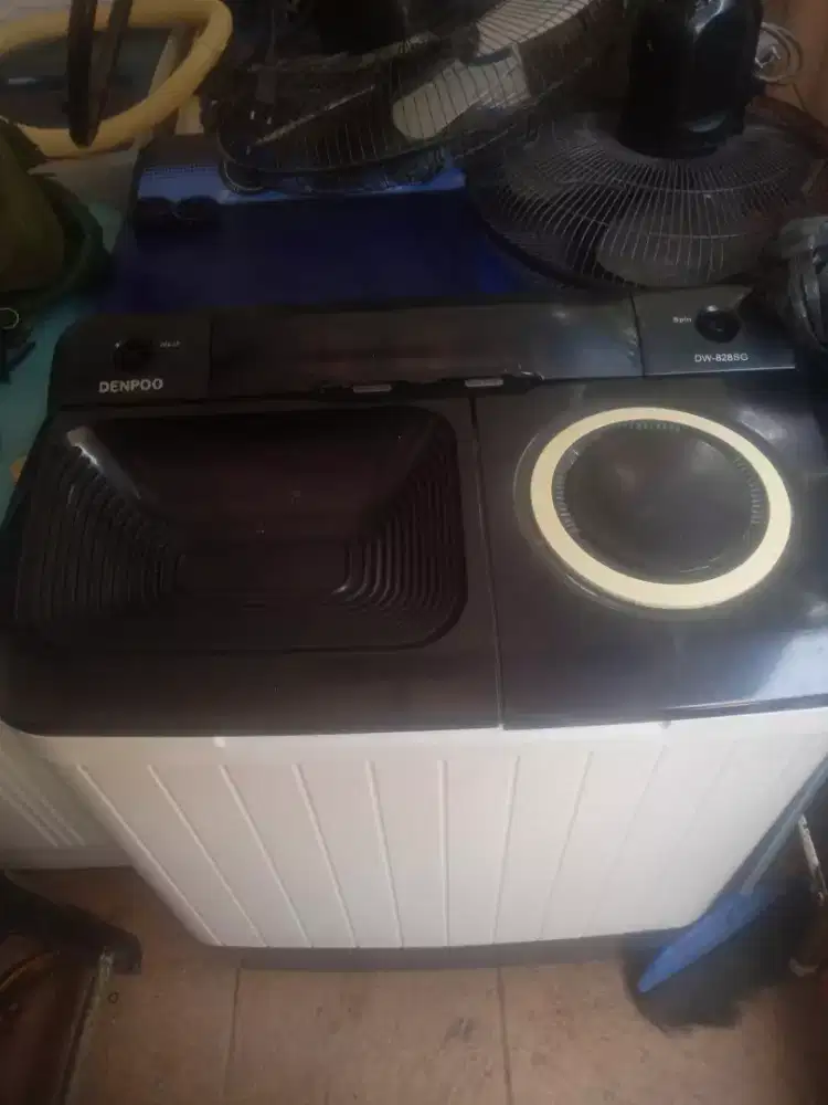 Mesin cuci 2 tabung DENPOO 8kg normal nego tipis