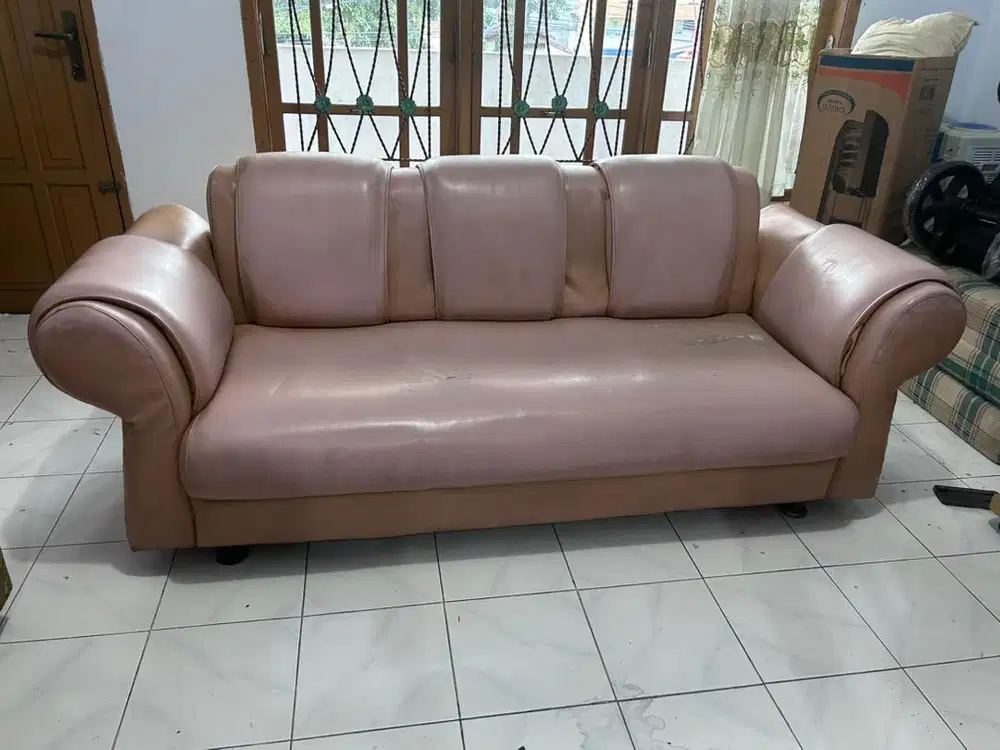 Sofa 3 dudukan cream
