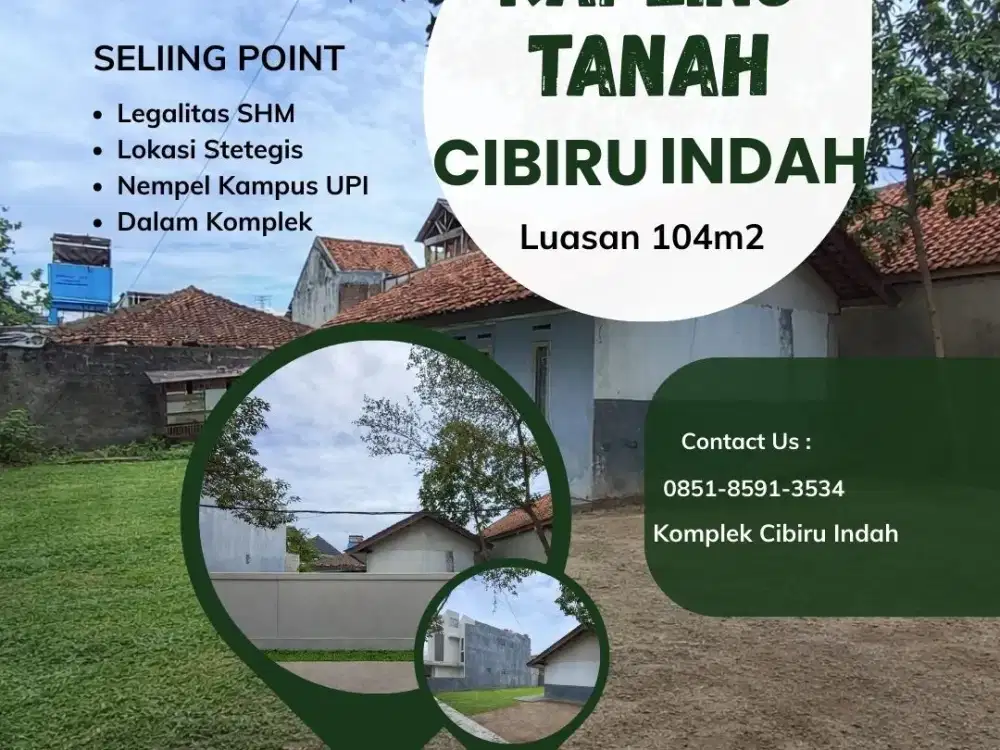 Tanah Potensial Cibiru Cocok Rumah atau Kos Mahasiswa