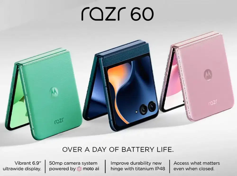 Motorola Razr60 new garansi resmi