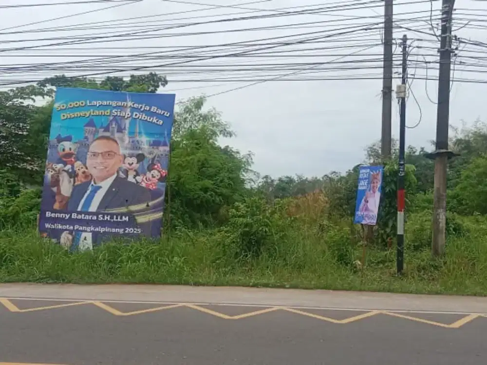 TANAH LAPANG DI LOKASI STRATEGIS PANGKAL PINANG