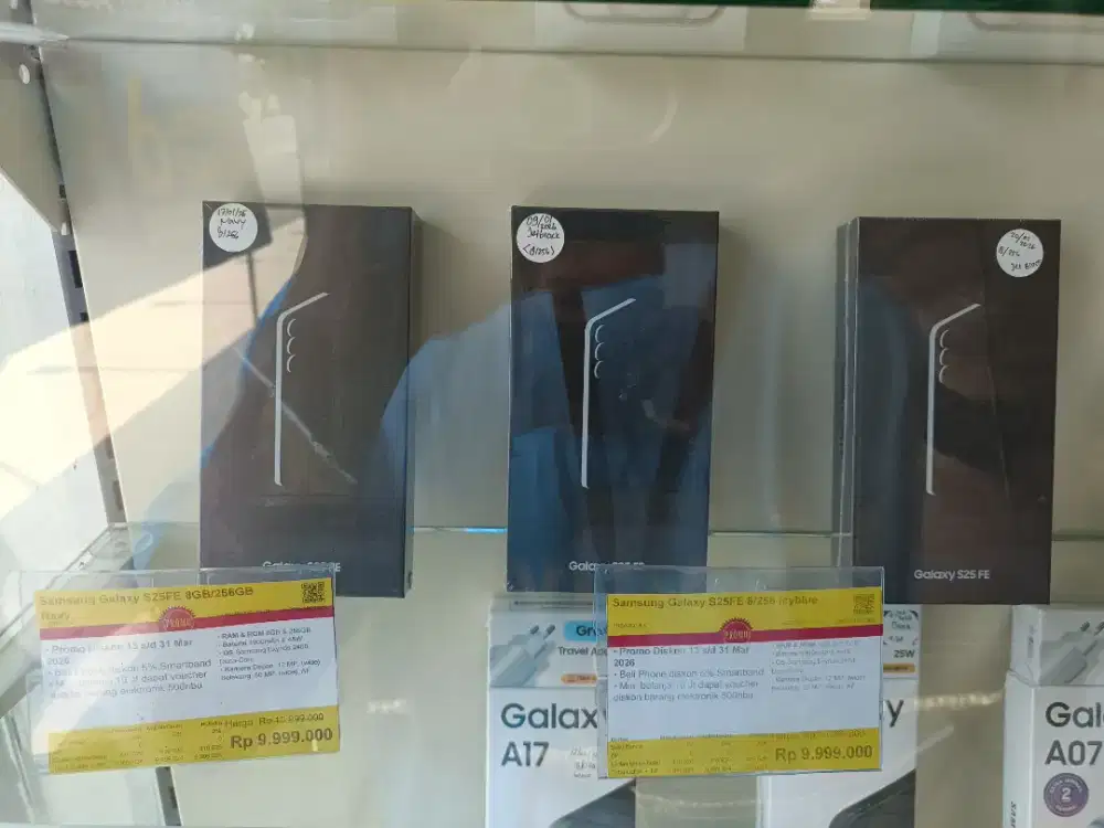 Kredit Samsung Galaxy S25Fe 8/256GB Bunga 0 Tanpa Dp