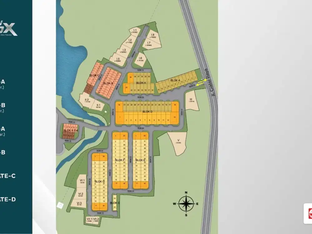Super Strategis! Dijual Tanah Komersial Taman Tekno X BSD Luas Besar s/d 11.000 m²