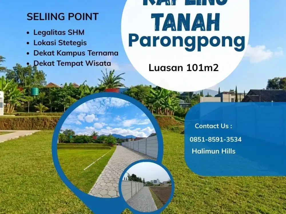 Kavling Siap Bangun Cihanjuang Parongpong Dekat Kampus Advent Harga 300 Jutaan