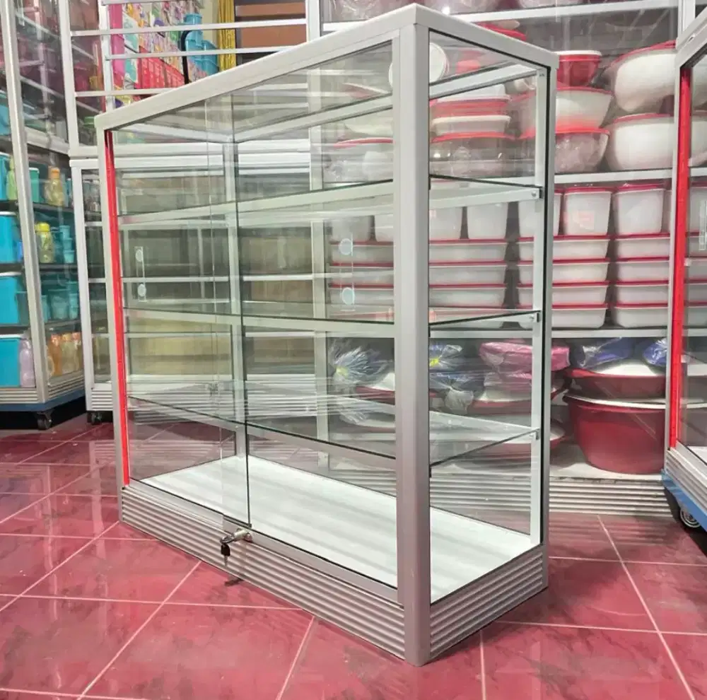 Etalase Panjang 1Mx1M Buat Warung dll.