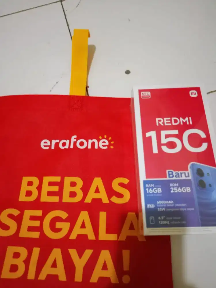 Redmi 15c fullsett baru