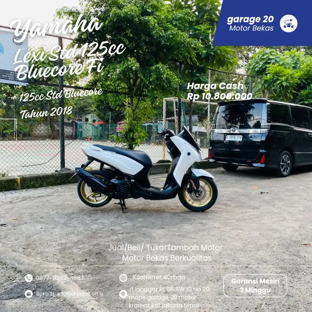 Yamaha Lexi 125cc Bluecore Fi Aks SSS Tahun 2018