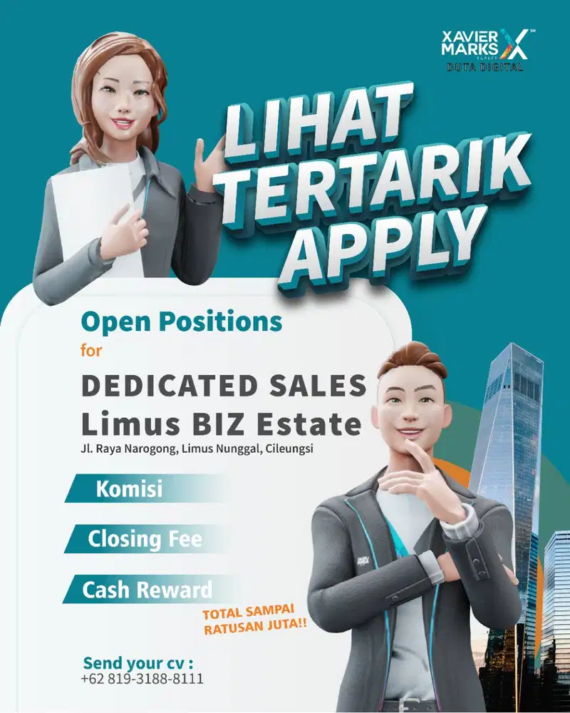 Recruitment  Dedicated Sales Limus Biz Estate