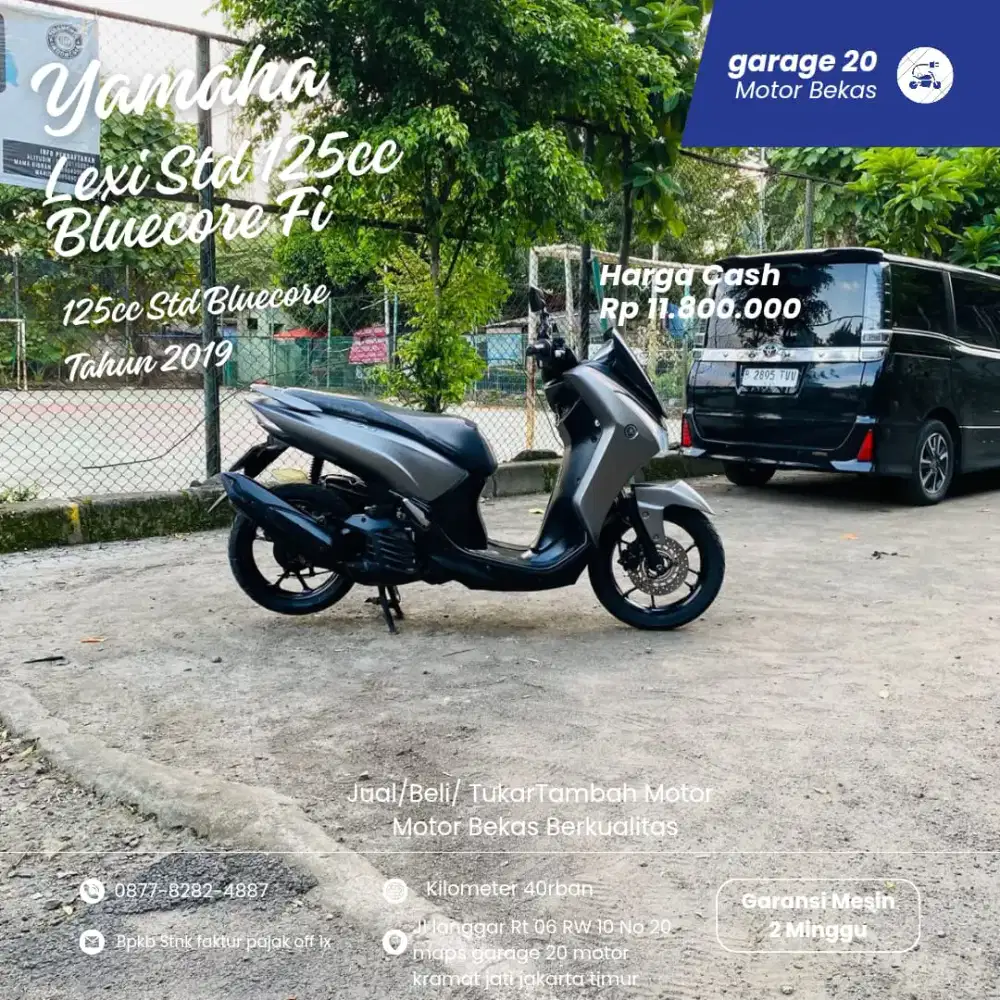 Yamaha Lexi 125cc Std Bluecore Fi Aks Sss Tahun 2019