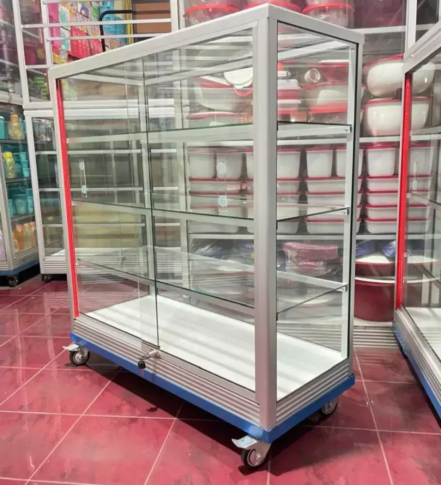 Etalase 1Mx1M || Pakai RODA BESAR + KUNCI