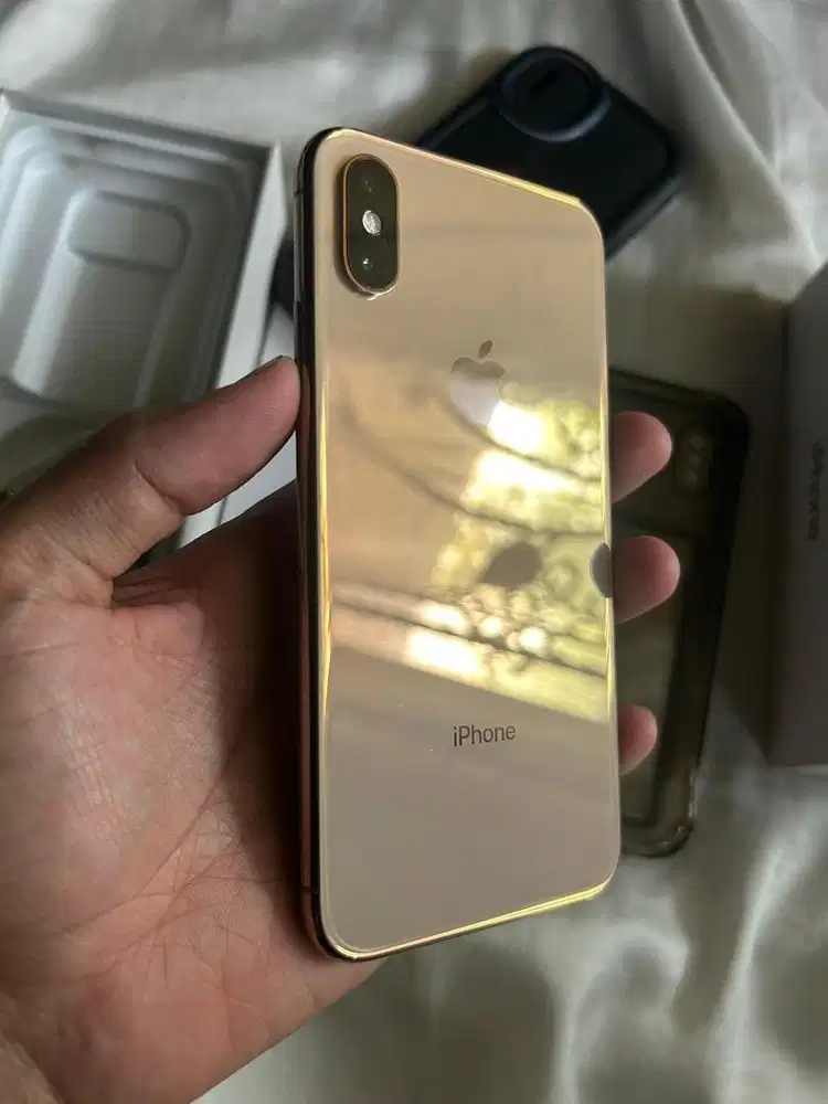 DIJUAL IPHONE XS 256GB GOLD INTER