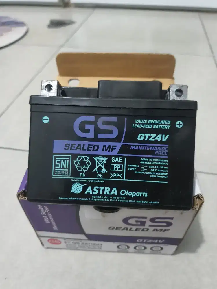 Aki motor GS Astra GTZ4V