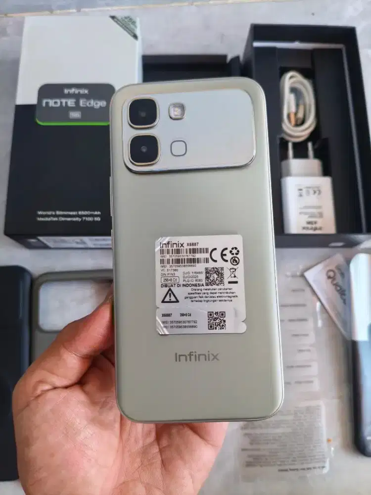 infinix Note edge fullset mulus garansi resmi