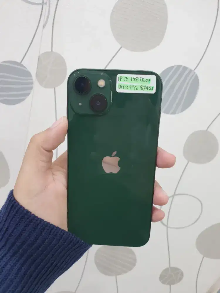 Iphone 13 green 128gb ibox bh 94%