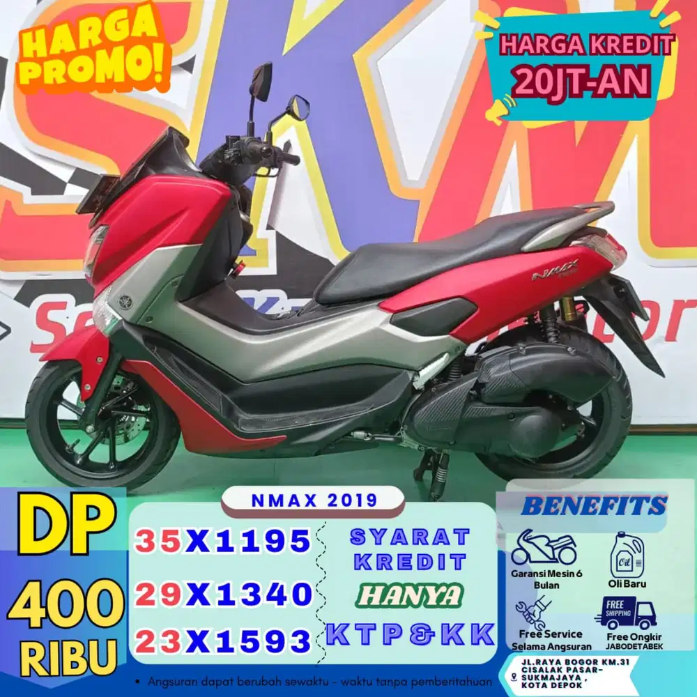 DP murah 400rb Yamaha nmax 2019 cash/credit