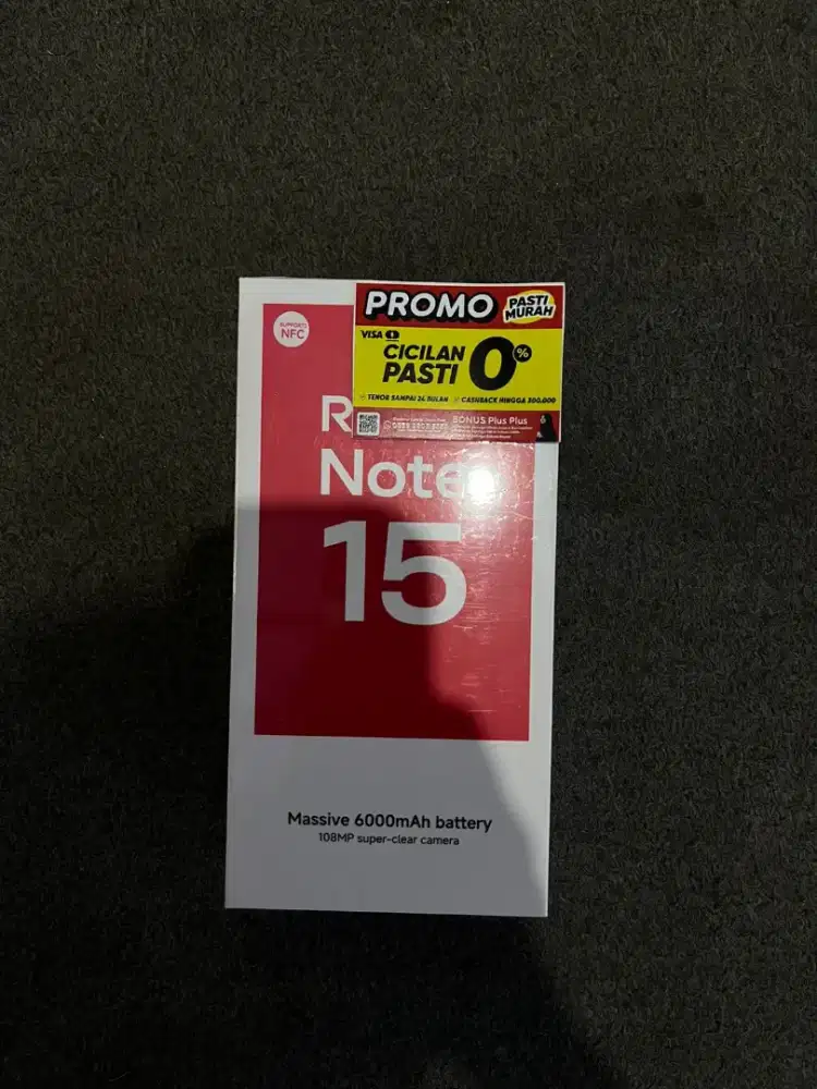 Redmi Note 15 8/256 diskon hingga 3% cod gratis ongkir