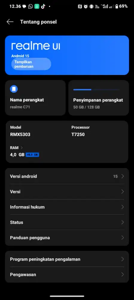 Realme C71 4+8/128 Green
