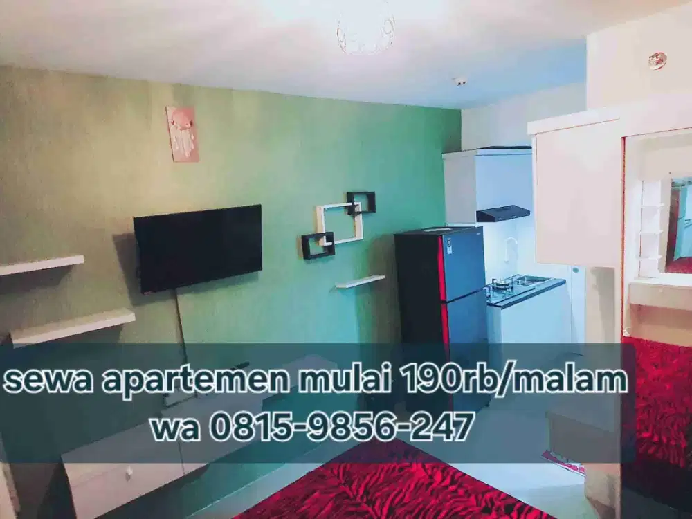 sewa apartemen cisauk harian transit serpo garden
