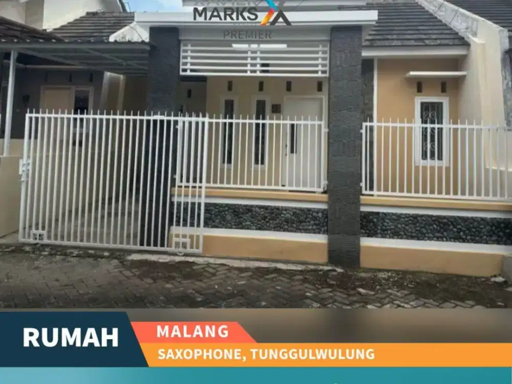 Dijual Rumah Minimalis Dekat UMM di Saxophone Tunggulwulung Malang
