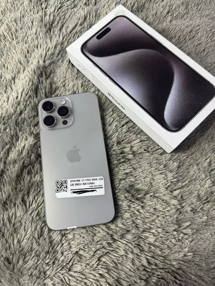 Iphone 15 pro max 256 gb natural fullset OEM