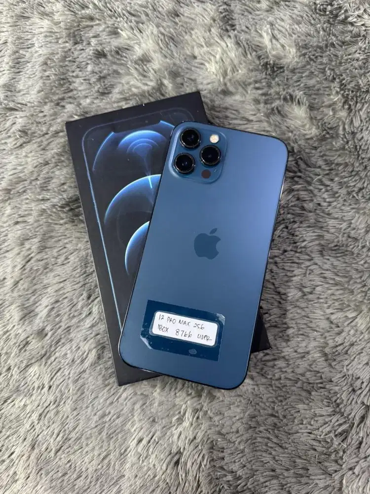 Iphone 12 pro max 256 gb ibox fullset murah