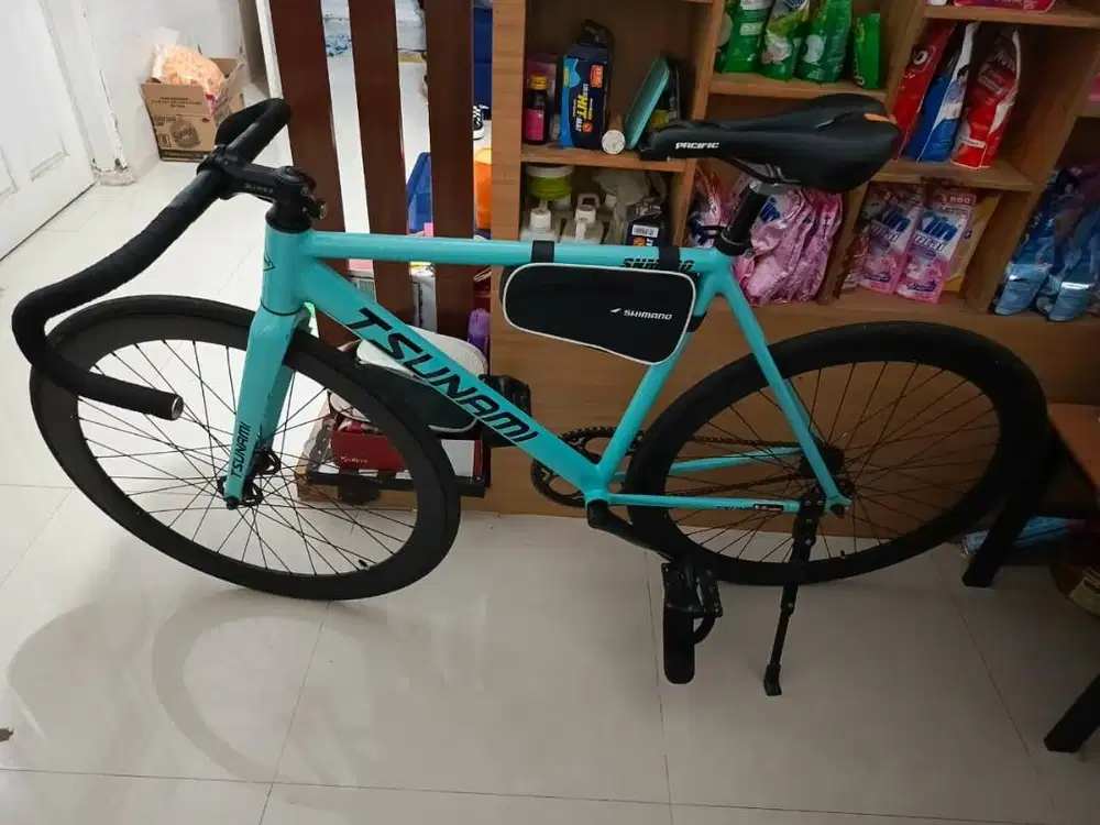 Sepeda FIXIE Custom, anak saya bosan ganti polygon