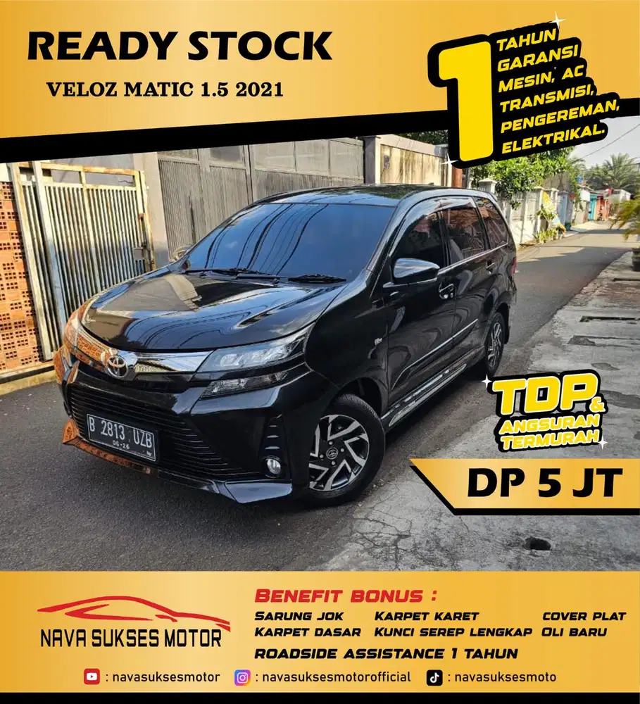 TDP 5 JUTA - VELOZ MATIC 1.5 2021