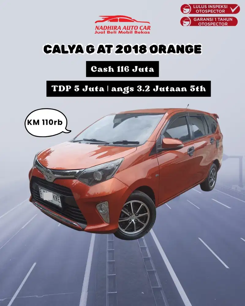 TDP 5 Juta Calya G AT 2018 Orange