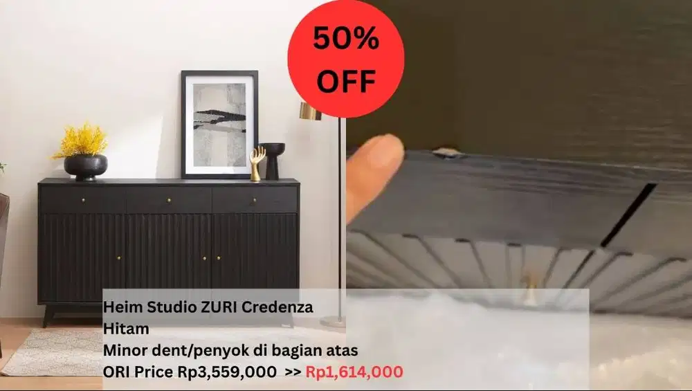 Dekoruma Heim Studio ZURI Credenza Meja