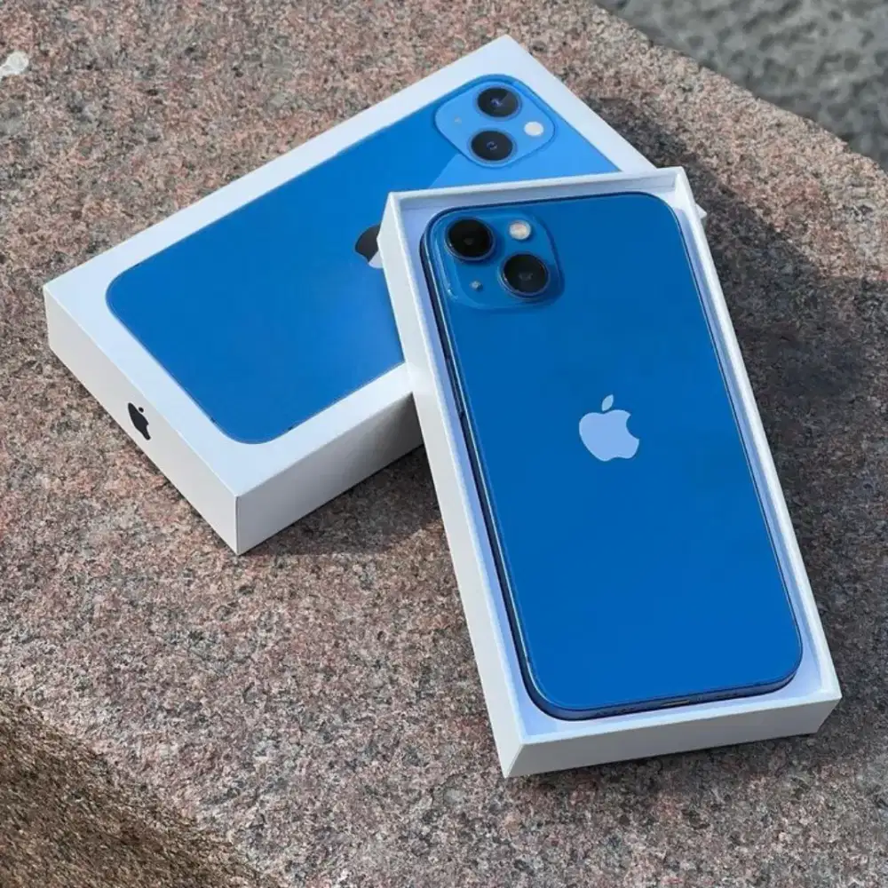Iphone 13 inter 256 sinyal aman warna blue